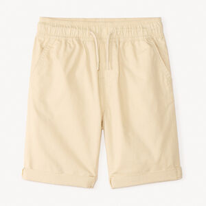 Bermuda liso de popelín para niño 