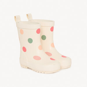 Botas de agua con estampado de lunares para bebé niña 
