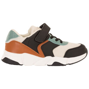 Zapatillas deportivas bajas con aplicaciones de mesh para niño 