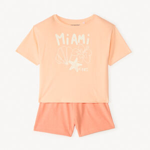 Conjunto corto de 2 piezas para niña. 