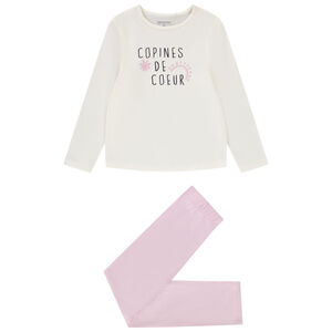 Pijama de niña de 2 piezas de punto【4:3†source】. 