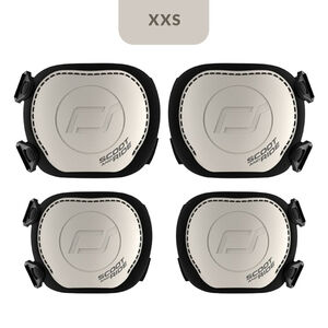 Conjunto de protecciones para rodillas y codos XXS Scoot and Ride color ash 
