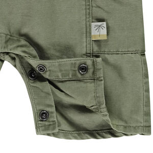 Salopette corta lisa para bebé niño 