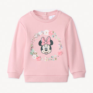 Sudadera de felpa Minnie Disney con flores 3D para bebé niña 