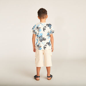 Bermudas cargo de twill para niño 