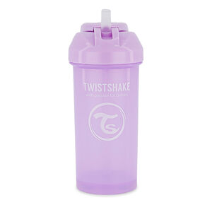 Tasse à paille 360ml 6m+ - Violet pastel 