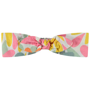 Banda efecto anudado estampado fantasía para bebé niña 