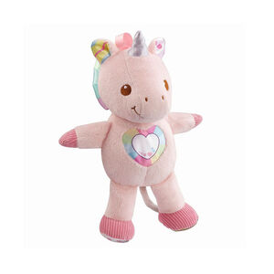 Peluche interactivo unicornio cantarín rosa 