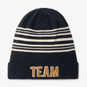 Gorro fantasía de punto con bordado para niño 