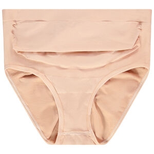 Braga premamá de talle alto sin costuras en microfibra 