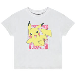 Camiseta manga corta Pikachu Pokémon para niña 