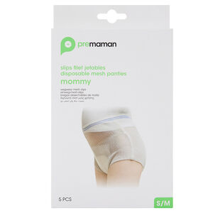 Lote de 5 braguitas desechables elásticas Talla S/M 