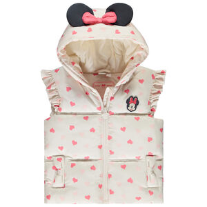 Chaleco Minnie Disney con estampado de corazones para bebé niña 