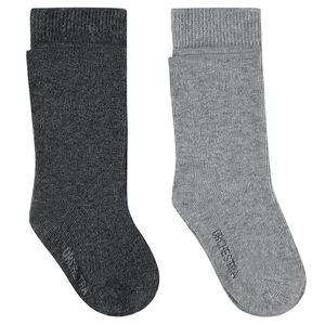 Pack de 2 leotardos gruesos lisos 