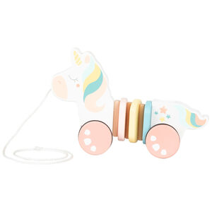 Unicornio para arrastrar multicolor 