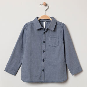 Camisa de manga larga de algodón de fantasía 