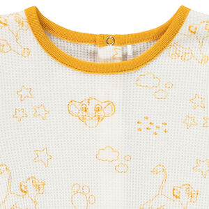 Pelele de punto de abeja El Rey León para bebé niño 