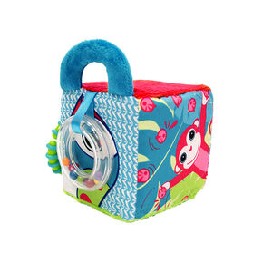 Cubo de actividades de tela Jungla +3M 