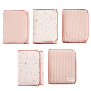 Lote de 5 protecciones modulares para barrotes colección "Promenade Bucolique" rosa 