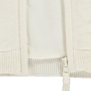 Chaleco de punto con capucha divertido tigre para bebé 