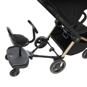 Patiente con asiento Tony para silla de paseo negro 