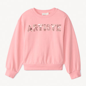 Sudadera oversize de felpa con lentejuelas mágicas para niña 