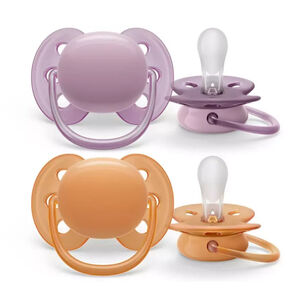 Chupete de silicona ultra suave 6-18 meses 