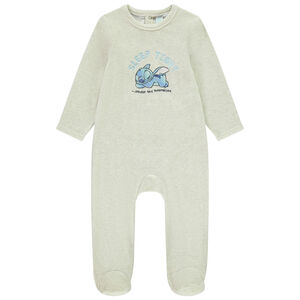 Pelele de terciopelo Stitch Disney para bebé niño con aberturas según la edad Main Pelele de terciopelo Stitch Disney para bebé niño con aberturas según la edad