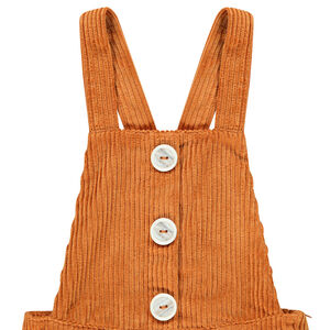 Pelele corto de terciopelo para niña 