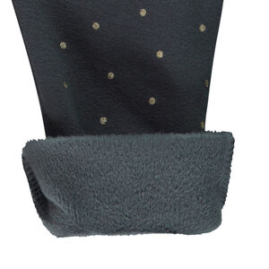 Pantalón jogging de jersey sherpa con lunares brillantes para bebé niña 