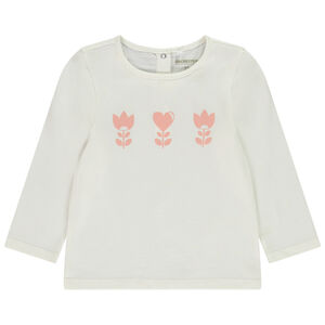 Camiseta de manga larga con estampado fantasía para bebé niña 