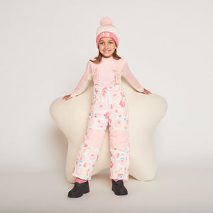 Camiseta de manga larga bicolor para esquí niña 