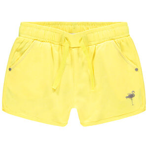 Short de punto con estampado de flamenco para niña 