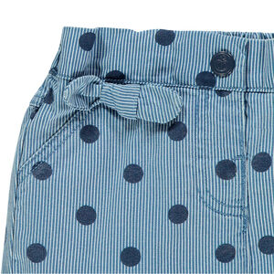 Short de rayas y lunares all-over 