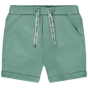 Bermudas de felpa lisa para bebé niño 