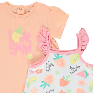 Lote de 4 peleles cortos de fantasía para bebé niña 