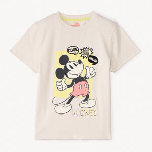 Camiseta de manga corta con estampado de Mickey Disney para niño 