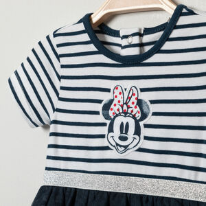 Body efecto vestido en tul y estampado Minnie Disney 