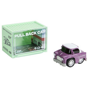 Vehículo miniatura a fricción Coche violeta 