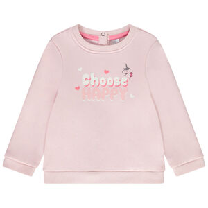 Sudadera de felpa con estampado para bebé niña 