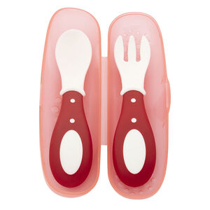 Lote de 2 cubiertos nómadas Yummix rosa 