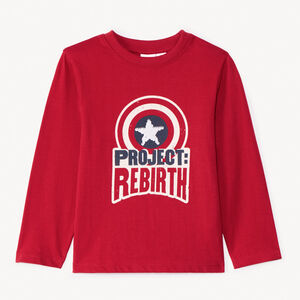 Camiseta de manga larga con lentejuelas mágicas para niño 