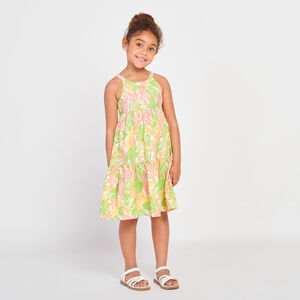 Vestido largo estampado exótico para niña 