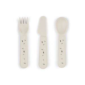 Set de 3 cubiertos Foodie Confetti arena 