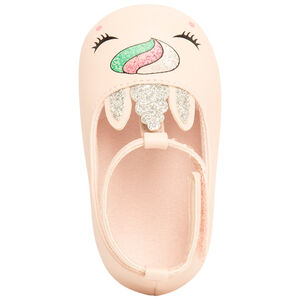 Pelele con tirantes y cierre de velcro, estampado de unicornio para niña. 