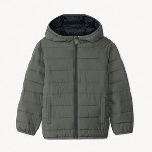 Chaqueta fina acolchada con capucha para niño 