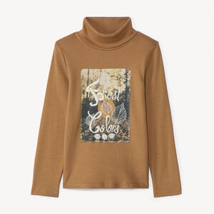 Souséter cuello alto con fotoprint para niño 