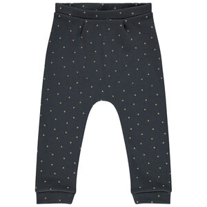 Pantalón jogging de jersey sherpa con lunares brillantes para bebé niña 