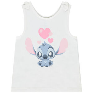 Débardeur Stitch Disney avec nouettes aux épaules pour bébé fille Main Débardeur Stitch Disney avec nouettes aux épaules pour bébé fille