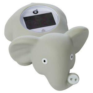 Termómetro de baño y habitación Elefante gris 